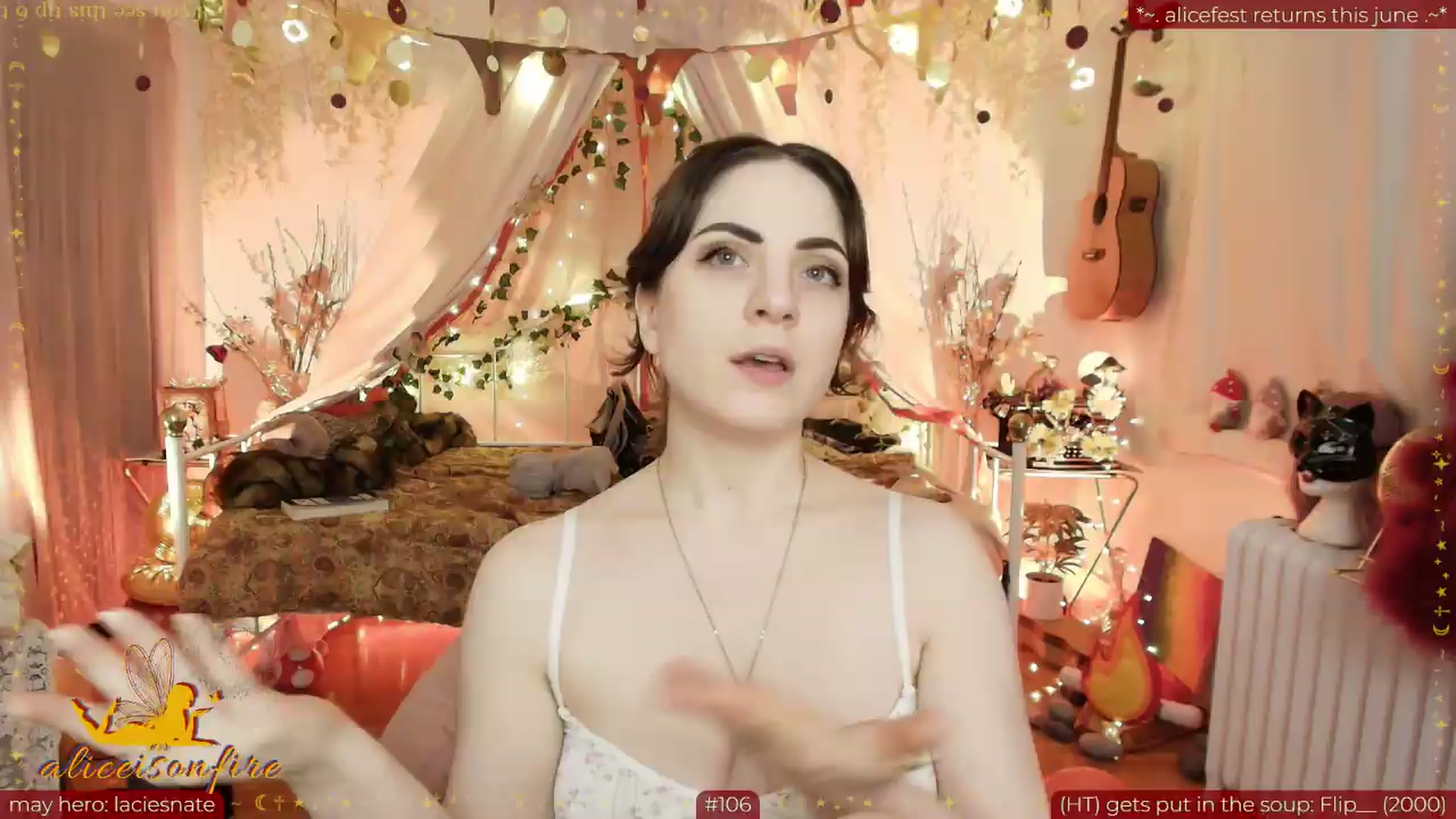 Gallery image thumbnail from aliceisonfire's myfreecams stream on, 05/27/2026, 11:50 image 1 of 20
