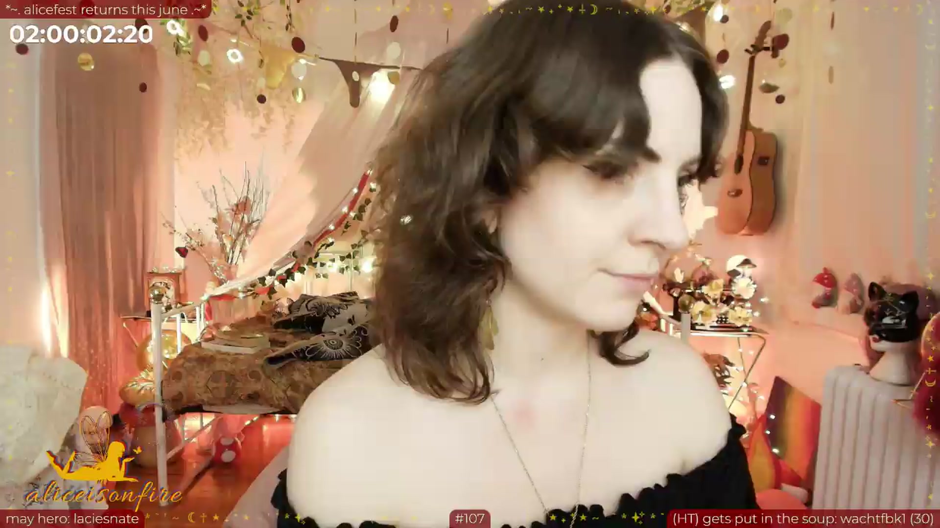 Gallery image thumbnail from aliceisonfire's myfreecams stream on, 05/30/2026, 07:00 image 19 of 20