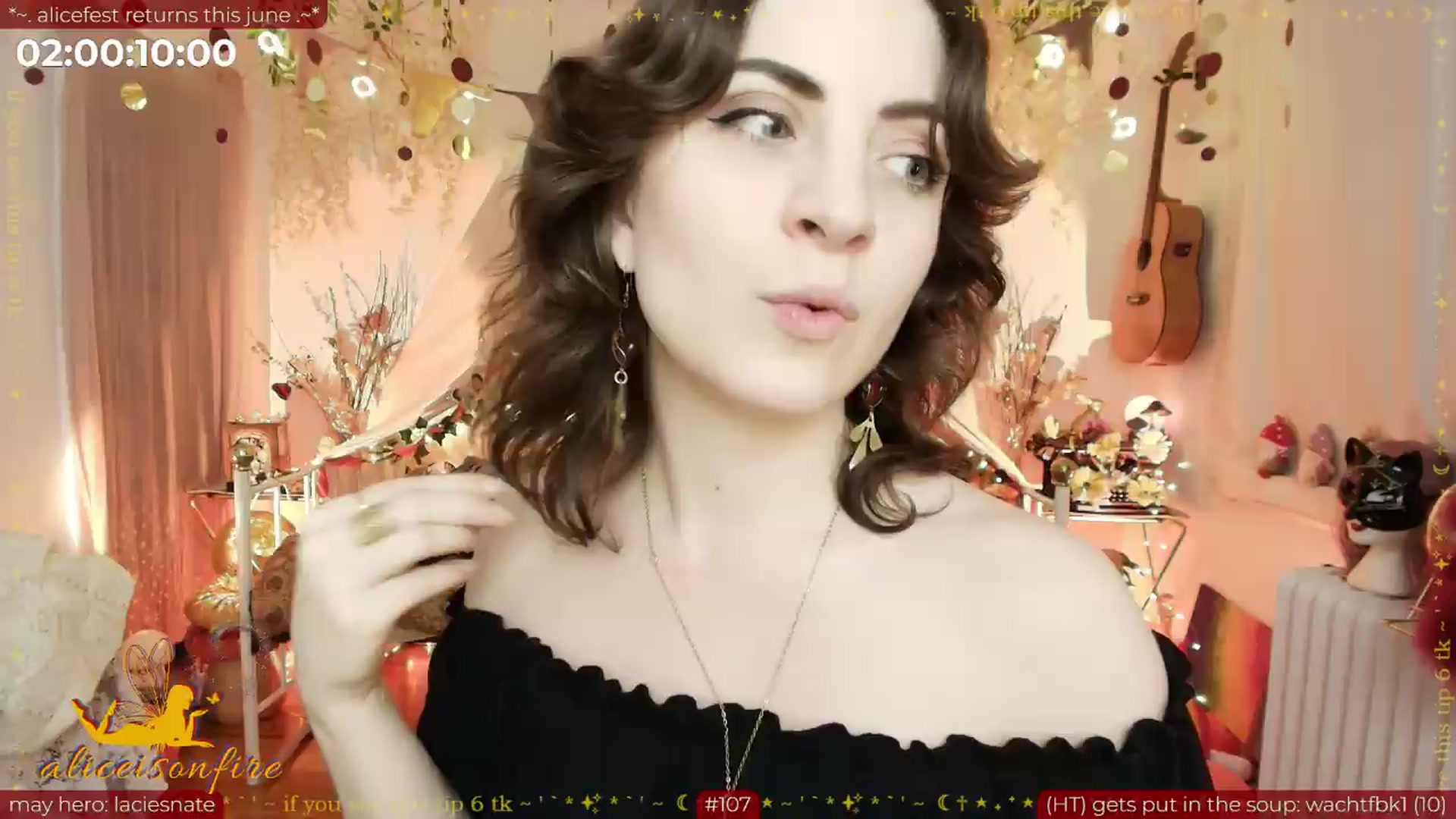 Gallery image thumbnail from aliceisonfire's myfreecams stream on, 05/30/2026, 07:00 image 9 of 20
