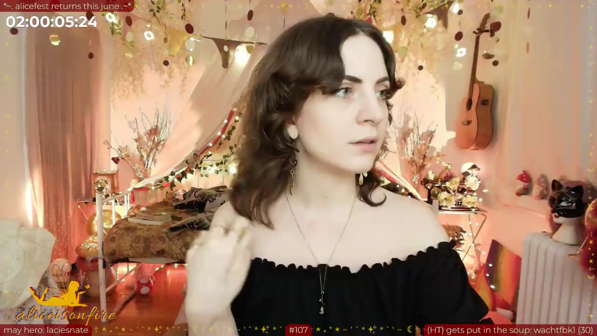 Gallery image thumbnail from aliceisonfire's myfreecams stream on, 05/30/2026, 07:00 image 15 of 20
