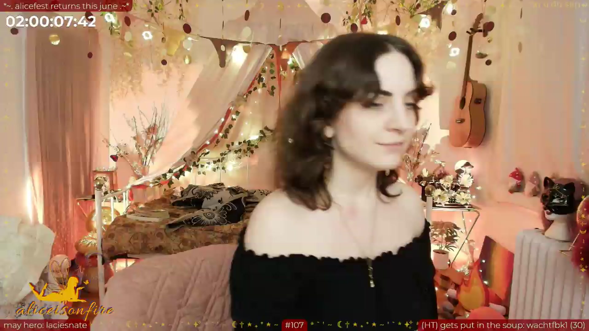 Gallery image thumbnail from aliceisonfire's myfreecams stream on, 05/30/2026, 07:00 image 12 of 20
