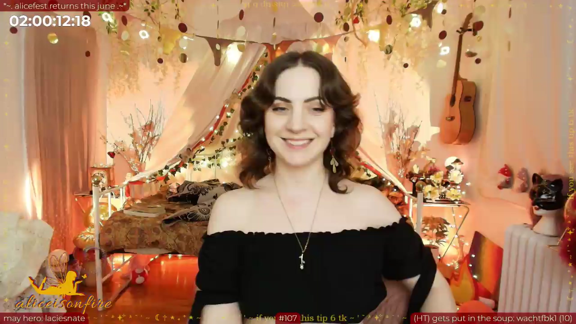 Gallery image thumbnail from aliceisonfire's myfreecams stream on, 05/30/2026, 07:00 image 6 of 20