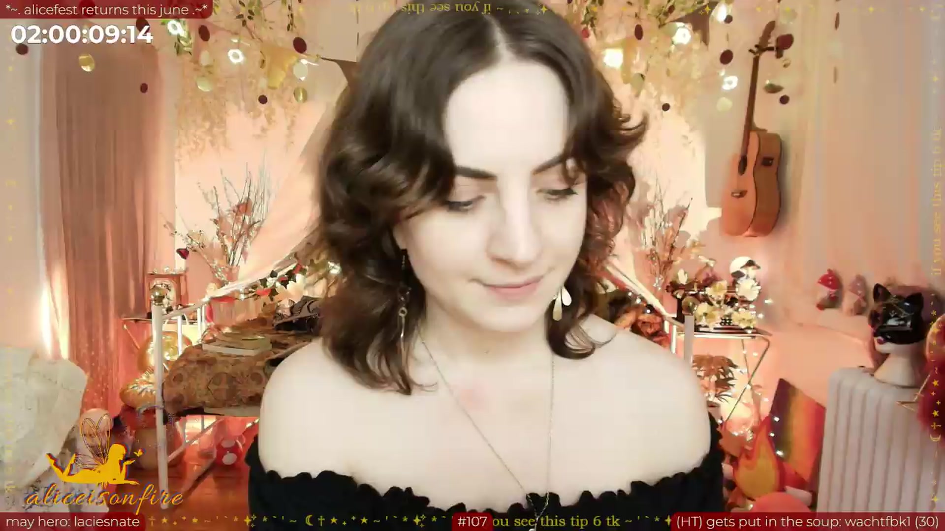Gallery image thumbnail from aliceisonfire's myfreecams stream on, 05/30/2026, 07:00 image 10 of 20