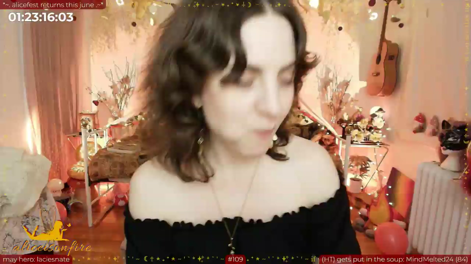 Gallery image thumbnail from aliceisonfire's myfreecams stream on, 05/30/2026, 07:53 image 18 of 20