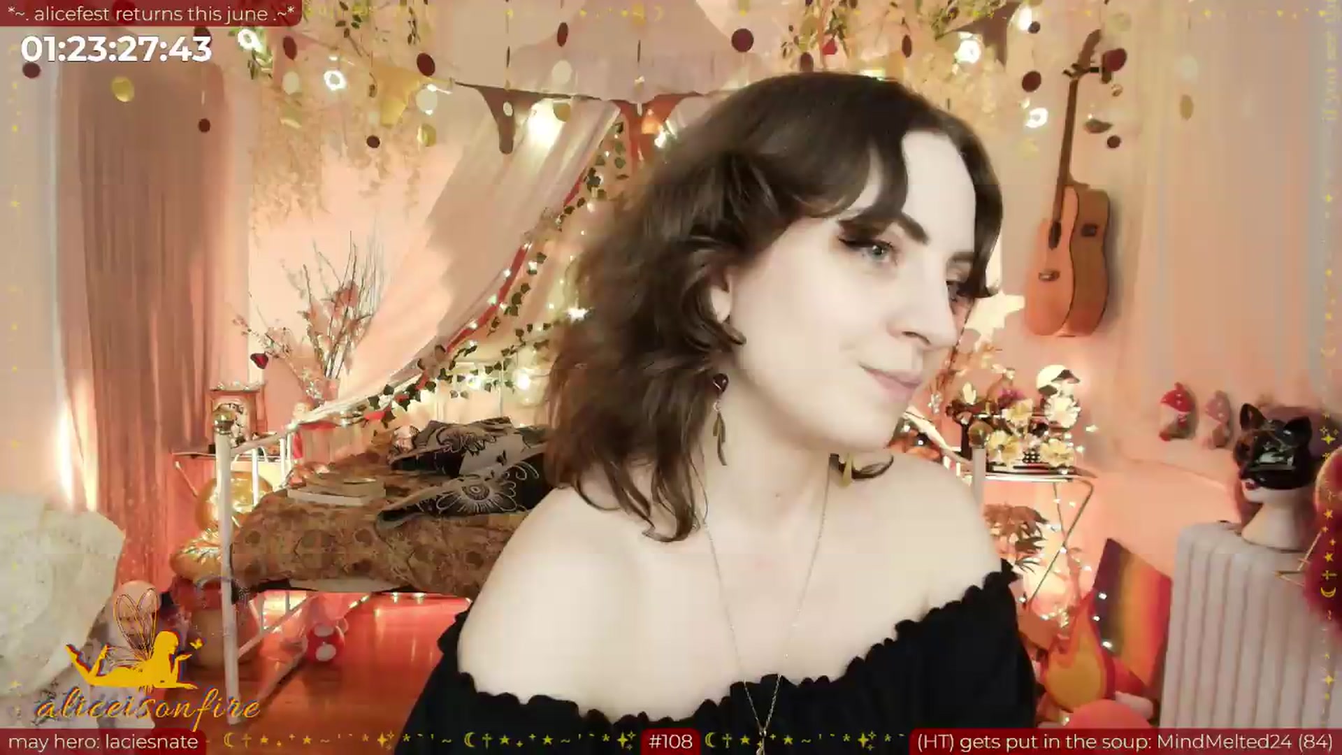 Gallery image thumbnail from aliceisonfire's myfreecams stream on, 05/30/2026, 07:53 image 13 of 20