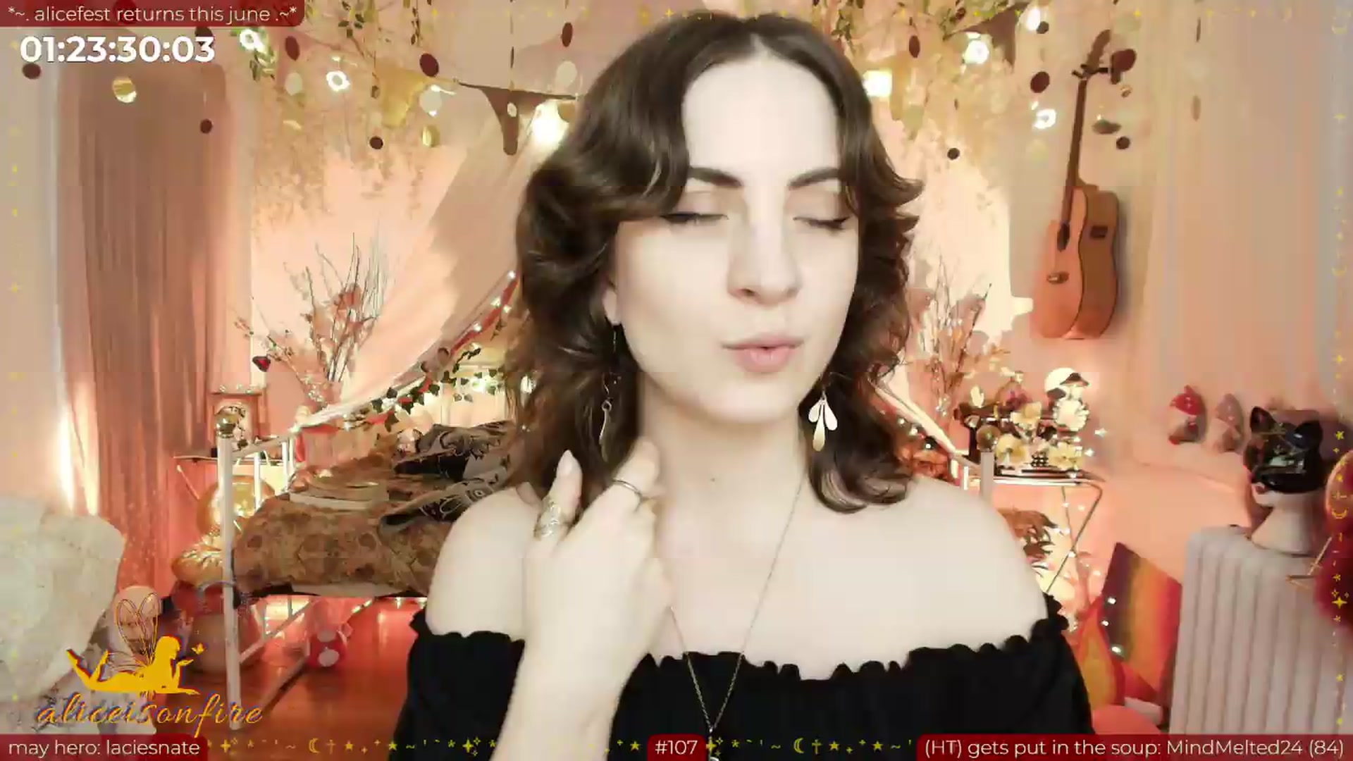 Gallery image thumbnail from aliceisonfire's myfreecams stream on, 05/30/2026, 07:53 image 12 of 20