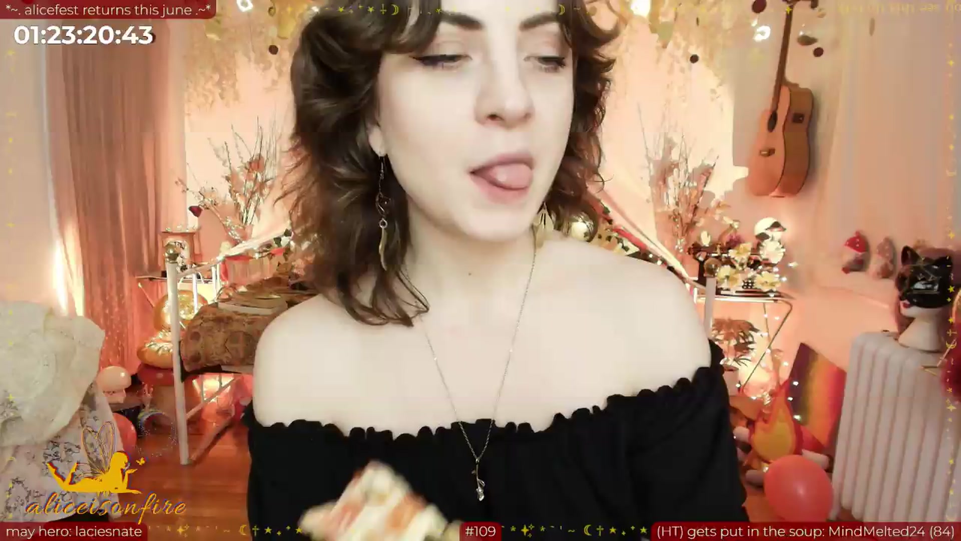 Gallery image thumbnail from aliceisonfire's myfreecams stream on, 05/30/2026, 07:53 image 16 of 20