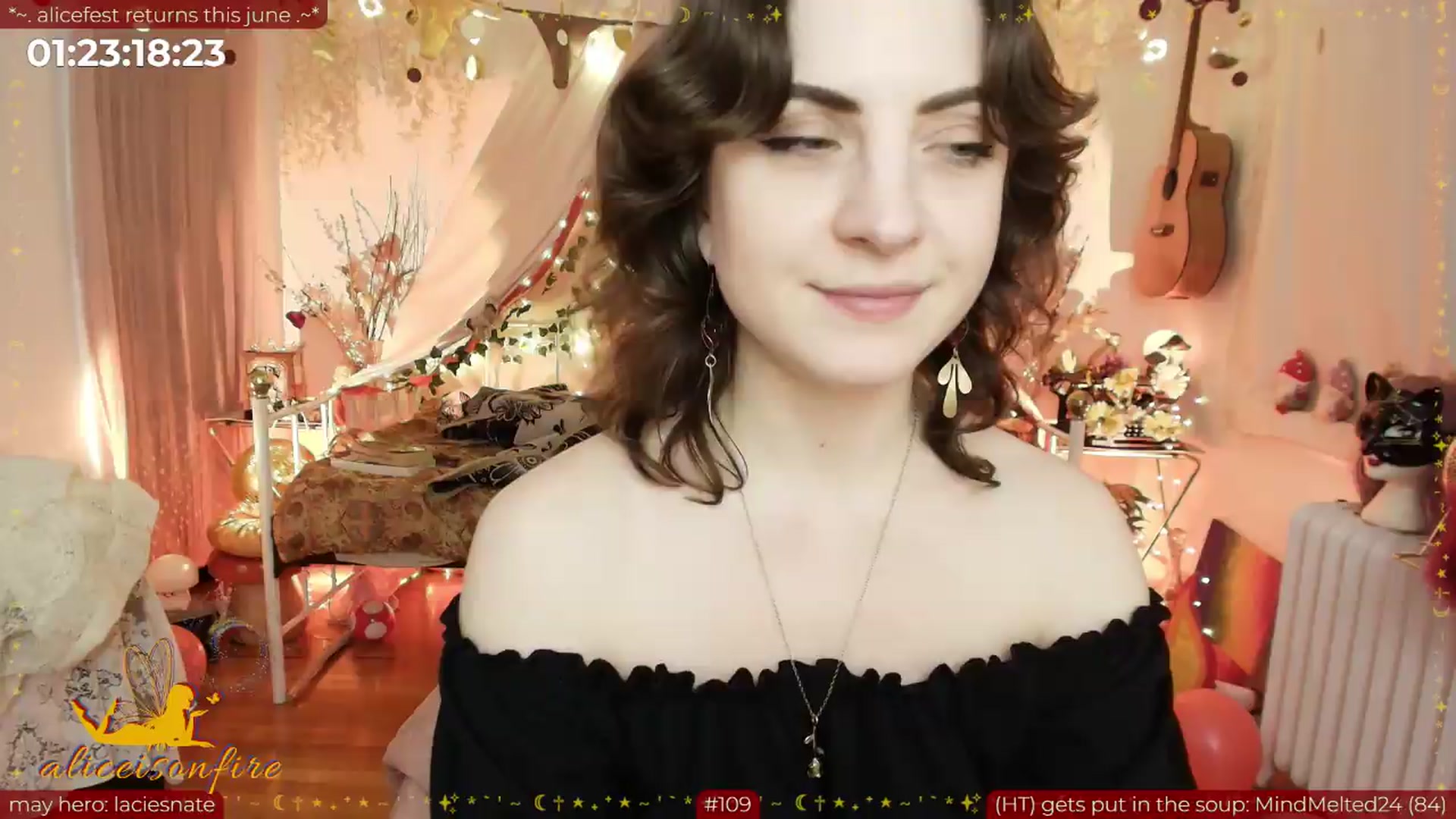 Gallery image thumbnail from aliceisonfire's myfreecams stream on, 05/30/2026, 07:53 image 17 of 20