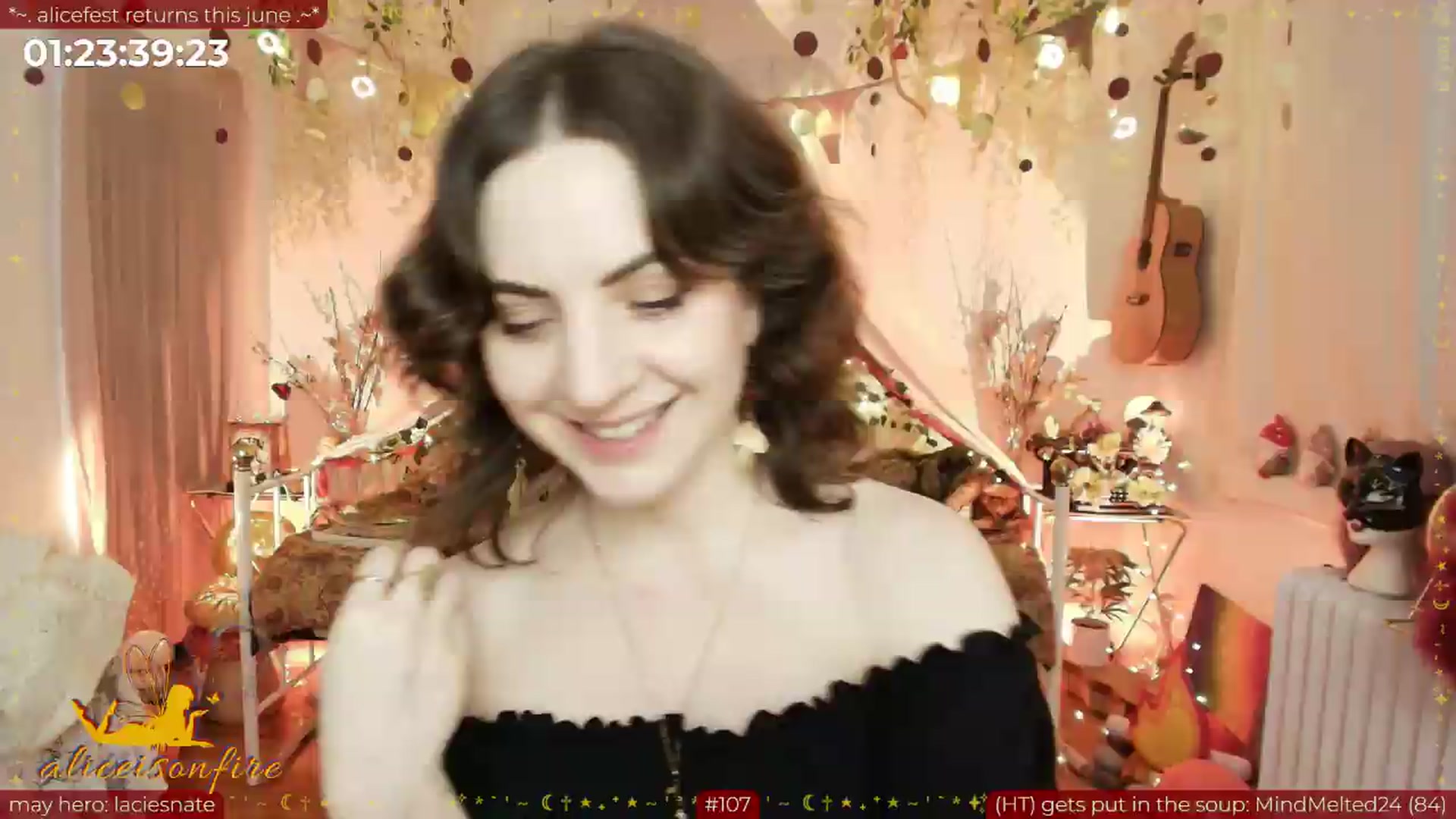 Gallery image thumbnail from aliceisonfire's myfreecams stream on, 05/30/2026, 07:53 image 8 of 20