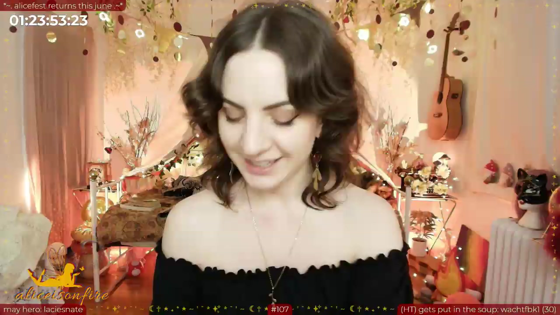 Gallery image thumbnail from aliceisonfire's myfreecams stream on, 05/30/2026, 07:53 image 2 of 20