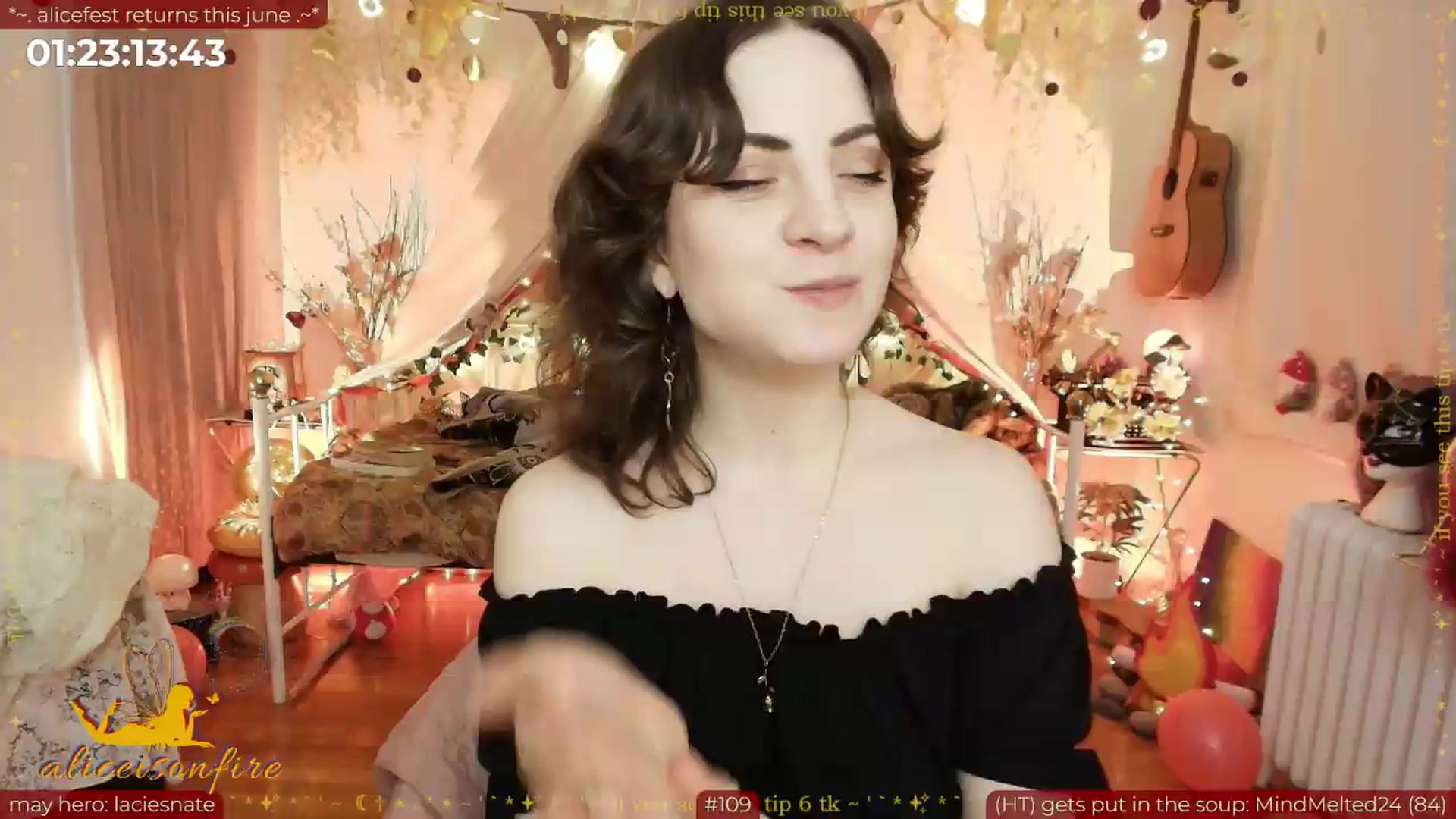 Gallery image thumbnail from aliceisonfire's myfreecams stream on, 05/30/2026, 07:53 image 19 of 20