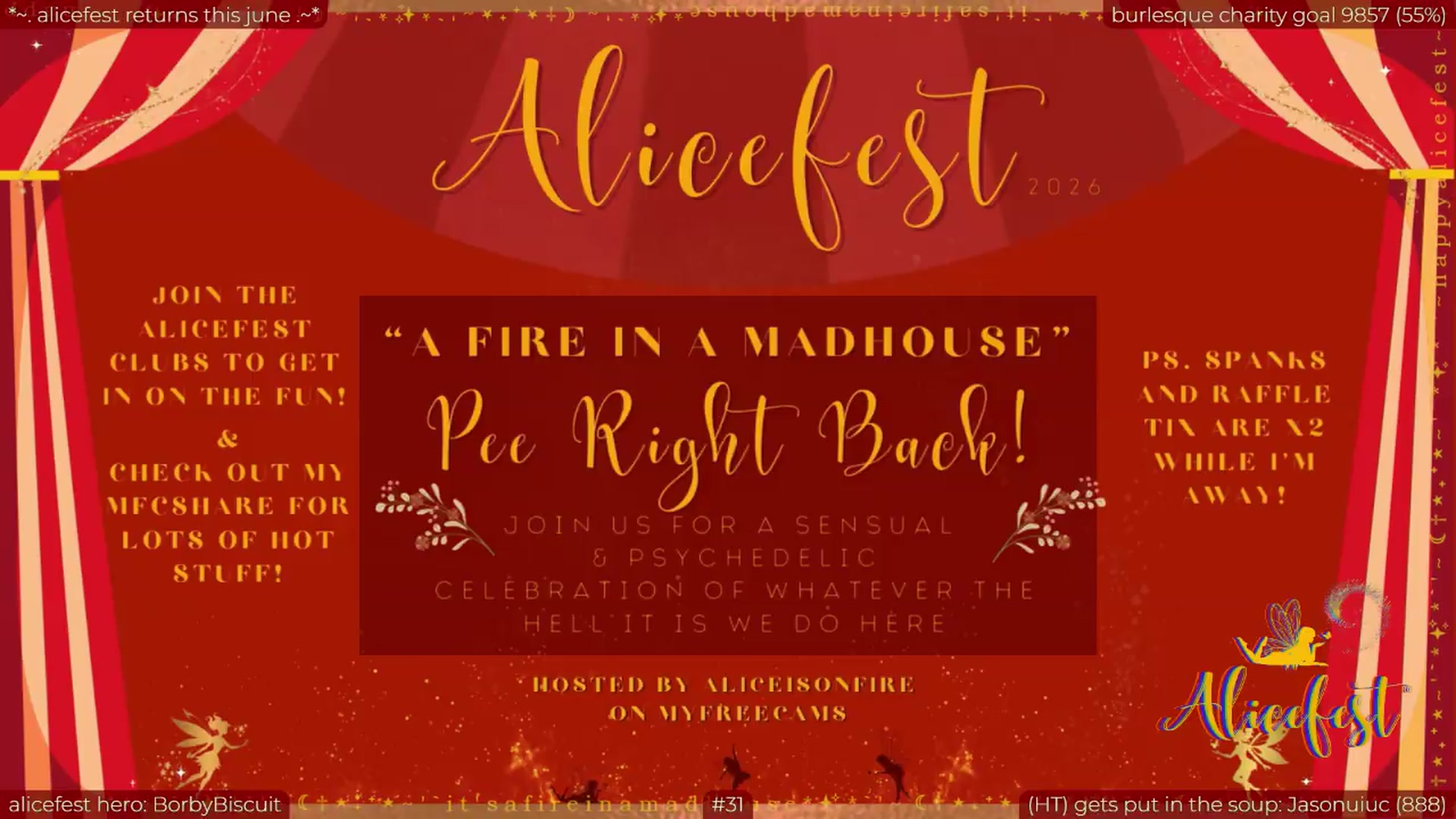 Gallery image thumbnail from aliceisonfire's myfreecams stream on, 06/03/2026, 13:37 image 8 of 20