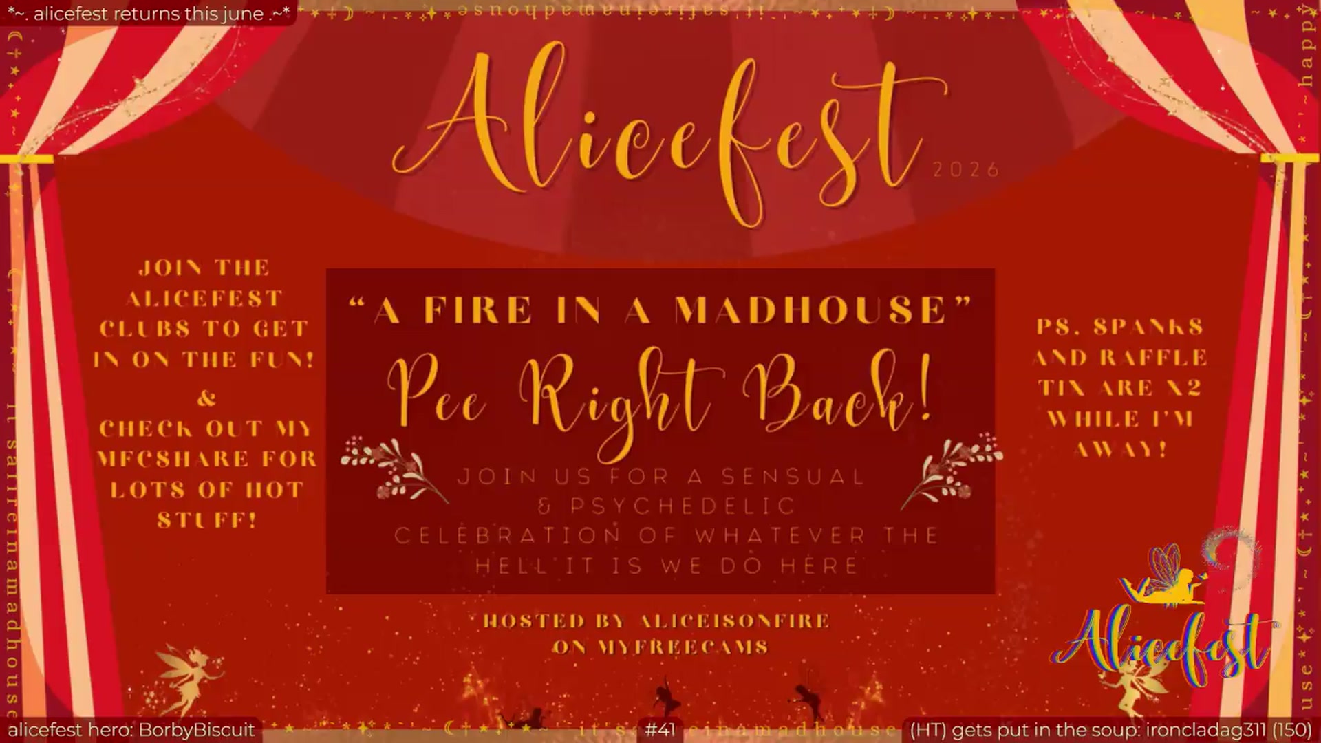 Gallery image thumbnail from aliceisonfire's myfreecams stream on, 06/04/2026, 11:58 image 11 of 20