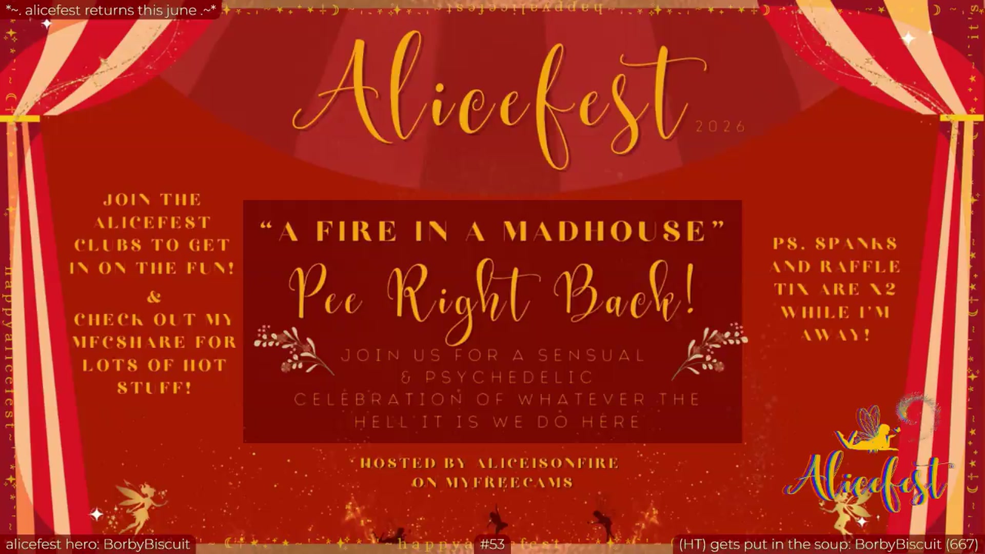 Gallery image thumbnail from aliceisonfire's myfreecams stream on, 06/05/2026, 11:58 image 4 of 20