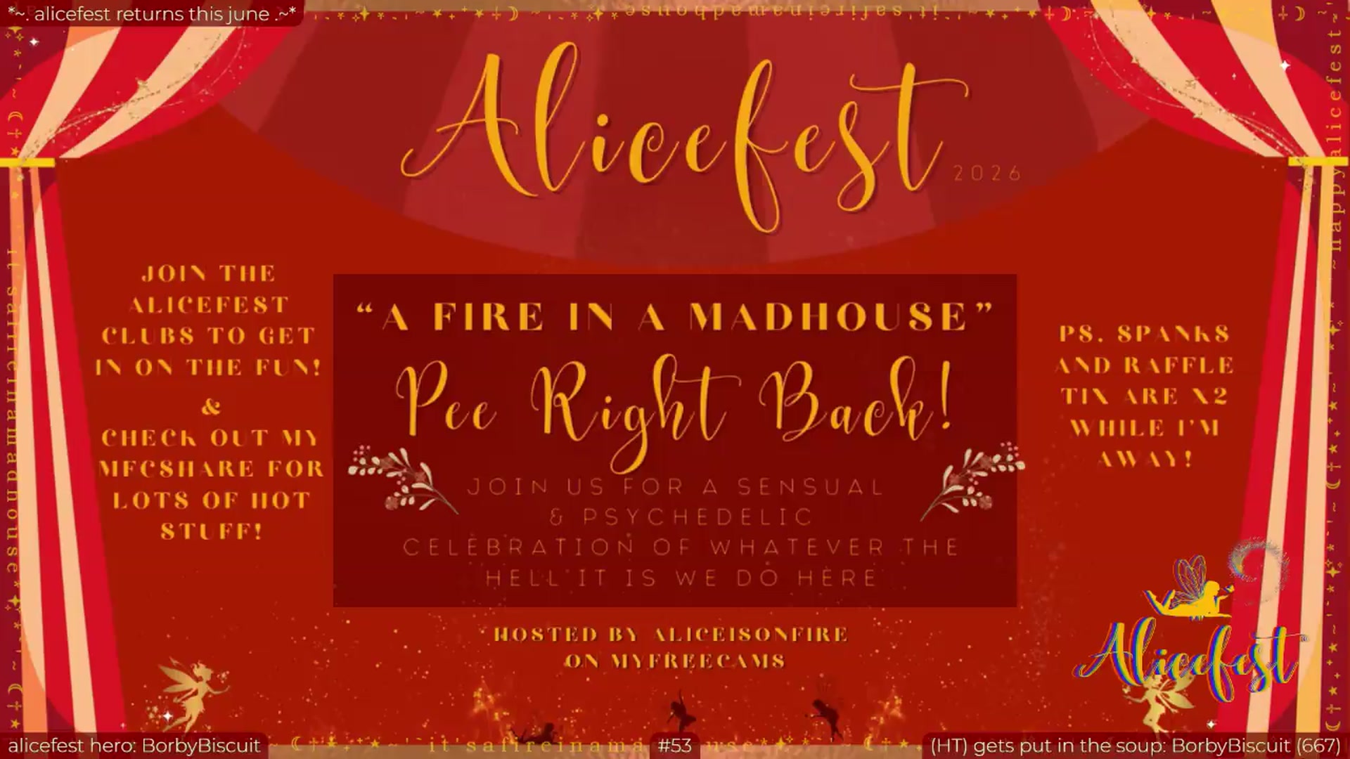 Gallery image thumbnail from aliceisonfire's myfreecams stream on, 06/05/2026, 11:58 image 3 of 20