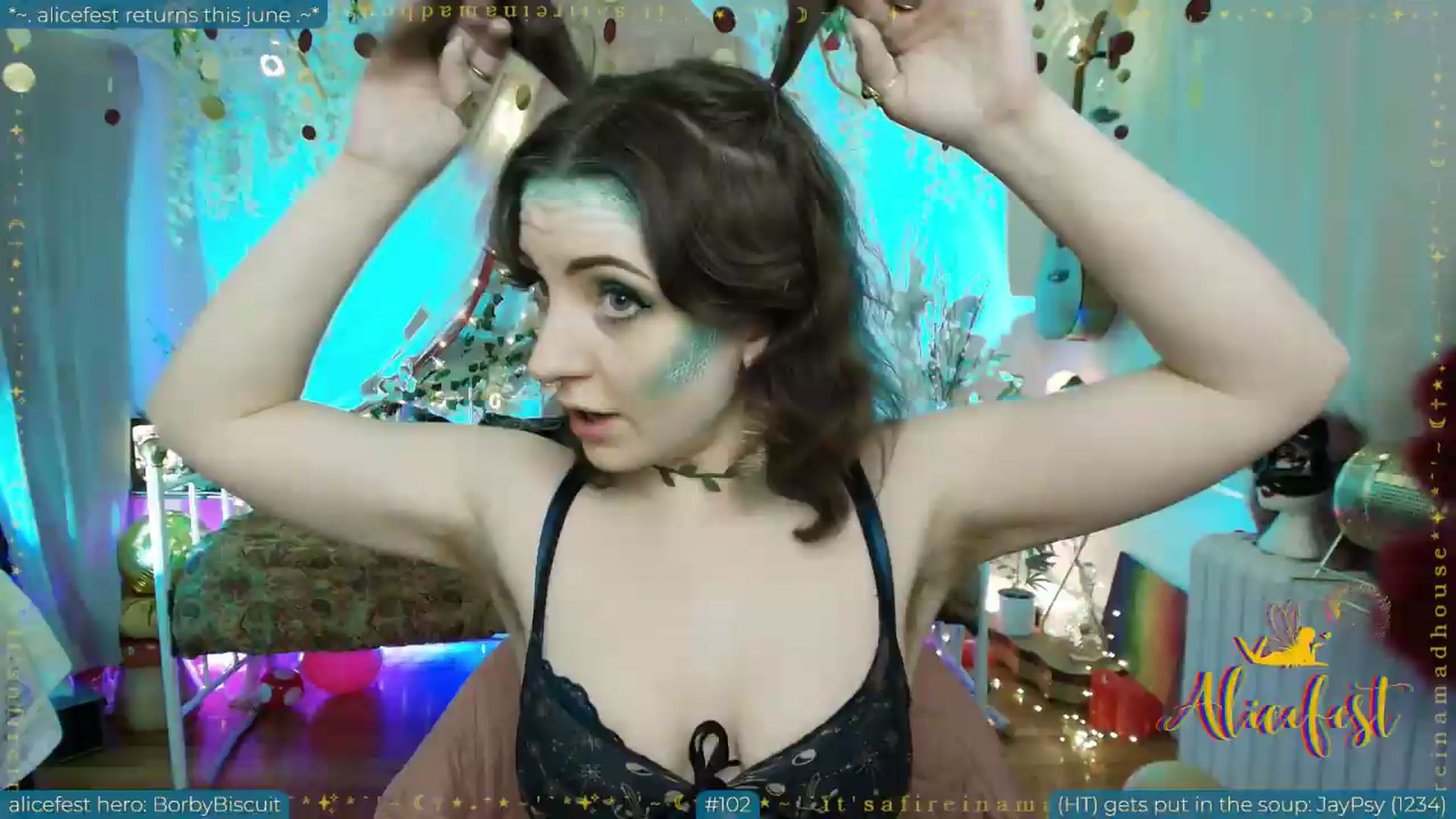 Gallery image thumbnail from aliceisonfire's myfreecams stream on, 06/09/2026, 09:02 image 7 of 20