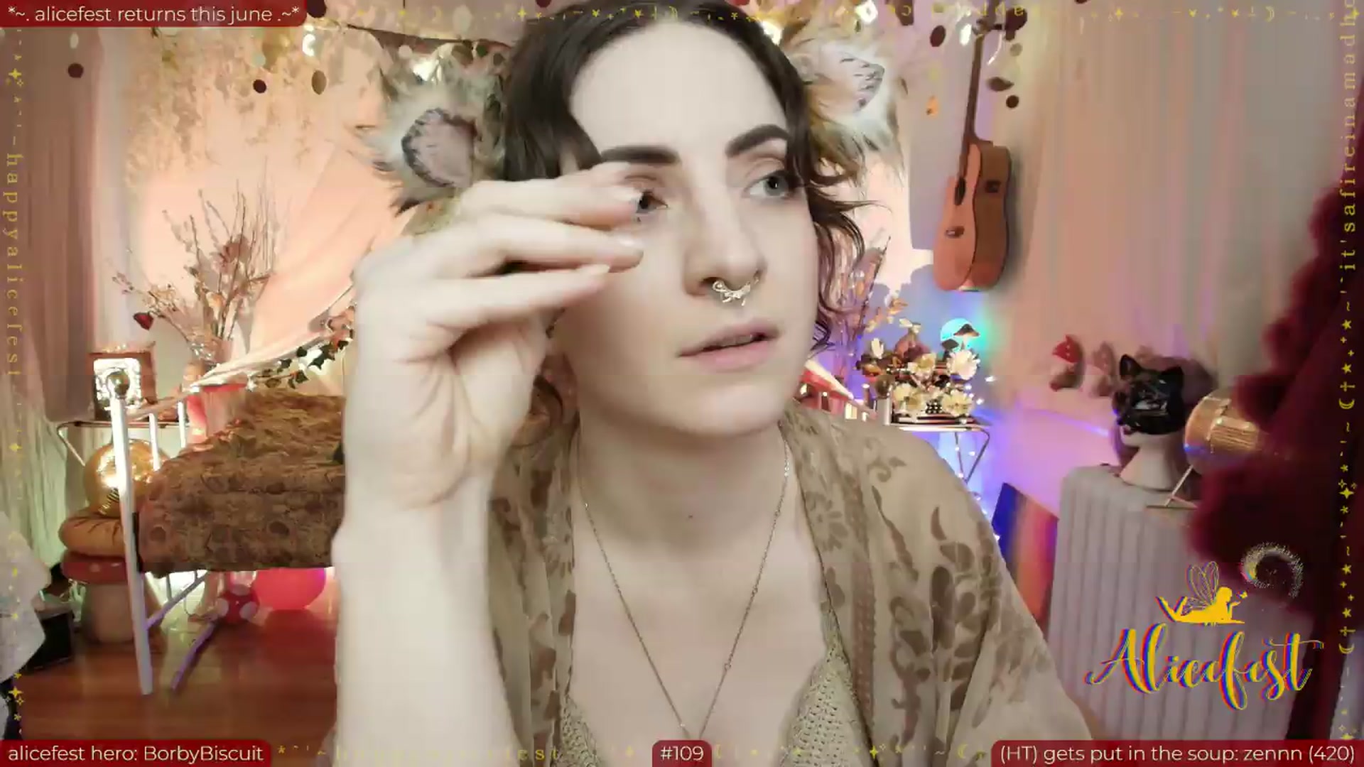 Gallery image thumbnail from aliceisonfire's myfreecams stream on, 06/10/2026, 10:49 image 4 of 20