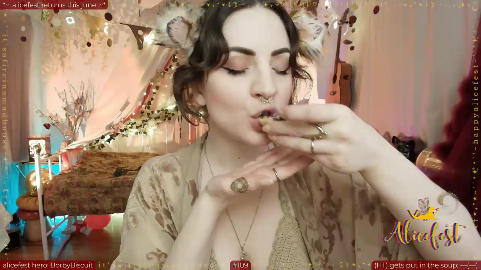Gallery image thumbnail from aliceisonfire's myfreecams stream on, 06/10/2026, 10:49 image 1 of 20