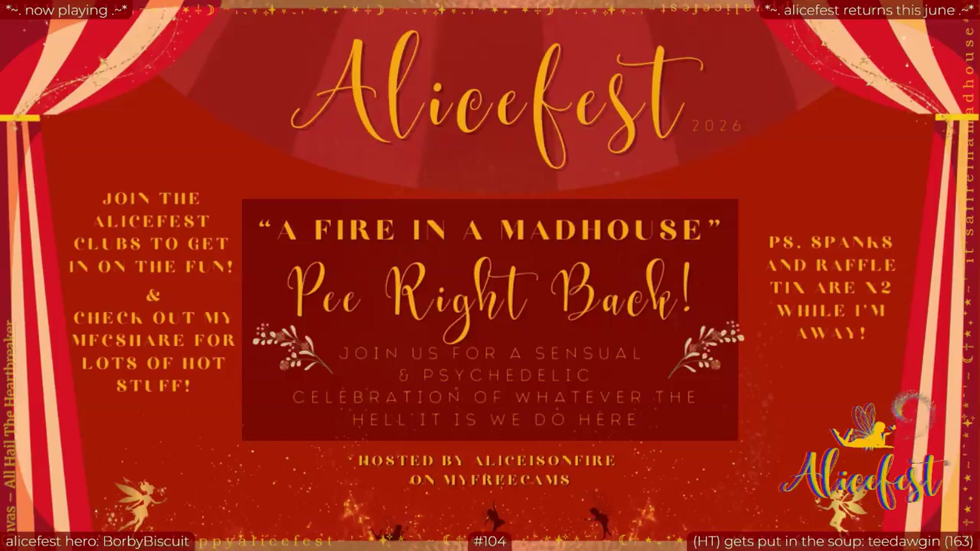 Gallery image thumbnail from aliceisonfire's myfreecams stream on, 06/14/2026, 14:21 image 15 of 20