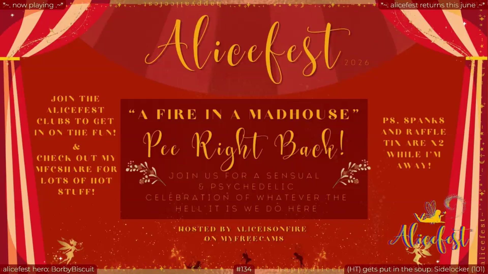 Gallery image thumbnail from aliceisonfire's myfreecams stream on, 06/20/2026, 07:24 image 20 of 20