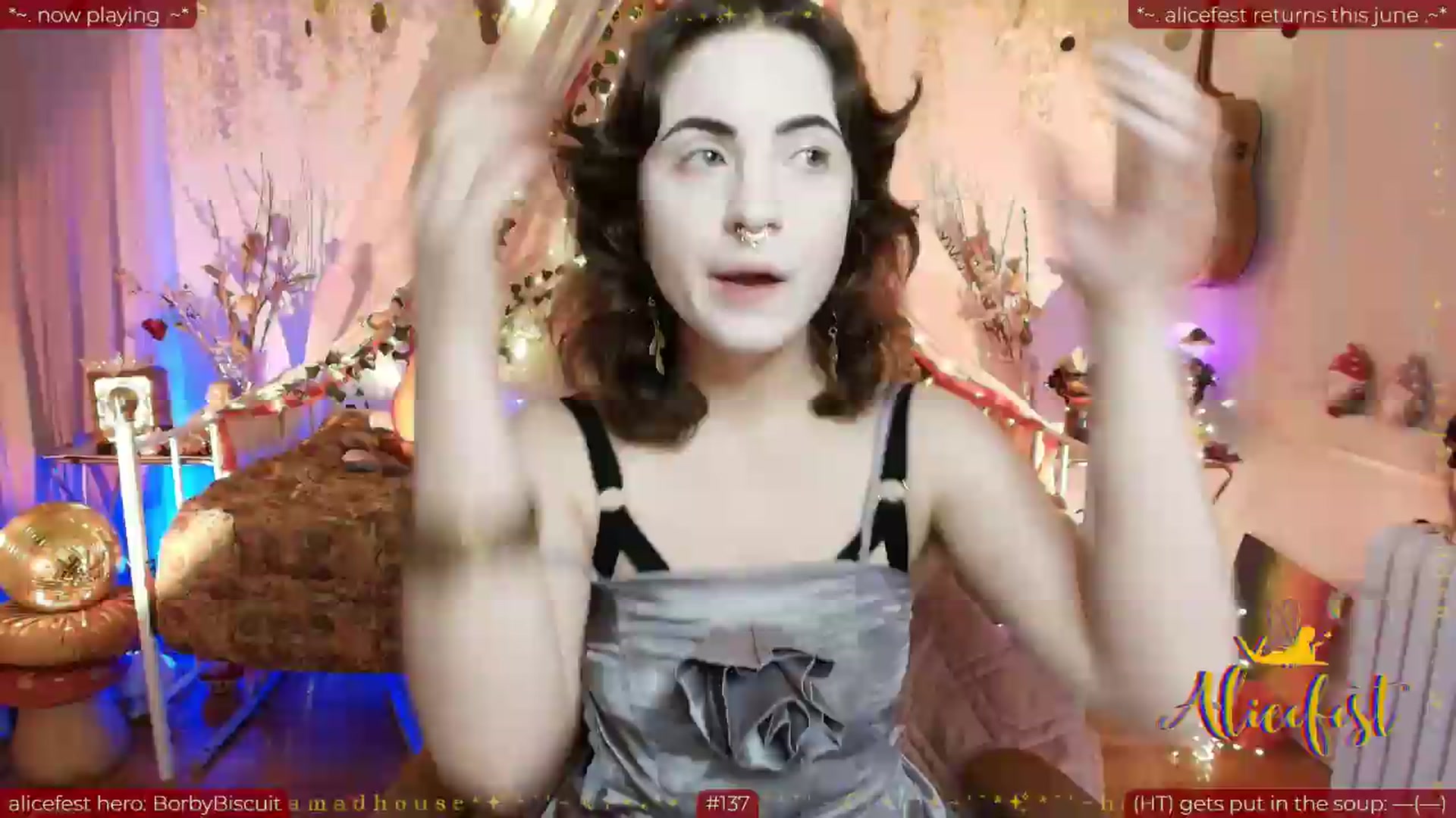 Gallery image thumbnail from aliceisonfire's myfreecams stream on, 06/20/2026, 07:24 image 1 of 20