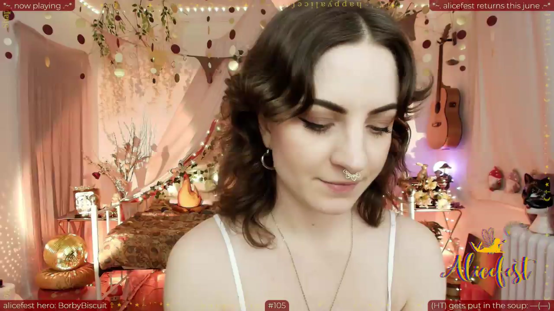 Gallery image thumbnail from aliceisonfire's myfreecams stream on, 06/22/2026, 11:35 image 1 of 20