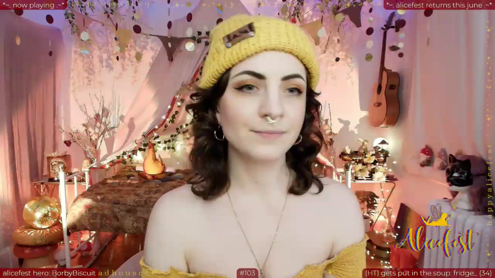 Gallery image thumbnail from aliceisonfire's myfreecams stream on, 06/24/2026, 07:58 image 1 of 20