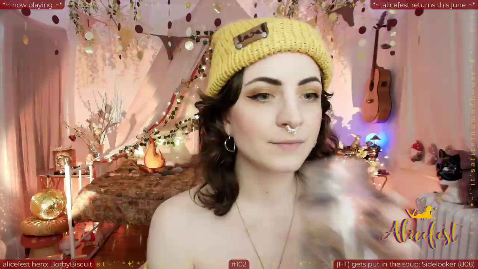 Gallery image thumbnail from aliceisonfire's myfreecams stream on, 06/24/2026, 07:58 image 6 of 20