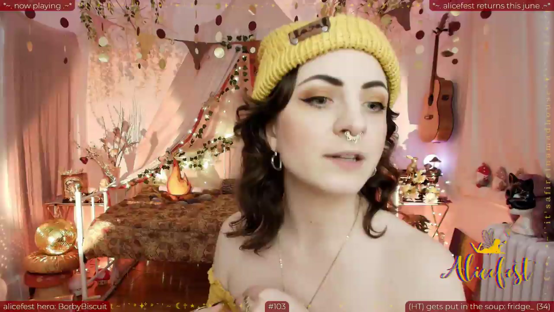 Gallery image thumbnail from aliceisonfire's myfreecams stream on, 06/24/2026, 07:58 image 4 of 20