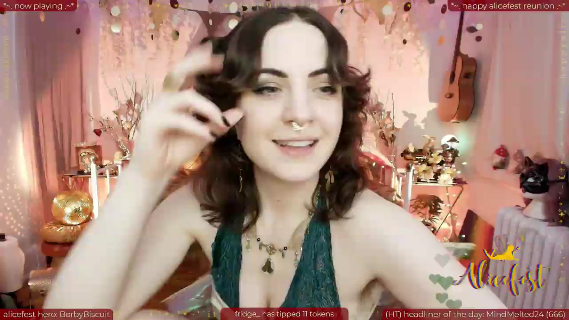 Gallery image thumbnail from aliceisonfire's myfreecams stream on, 06/25/2026, 08:43 image 14 of 20