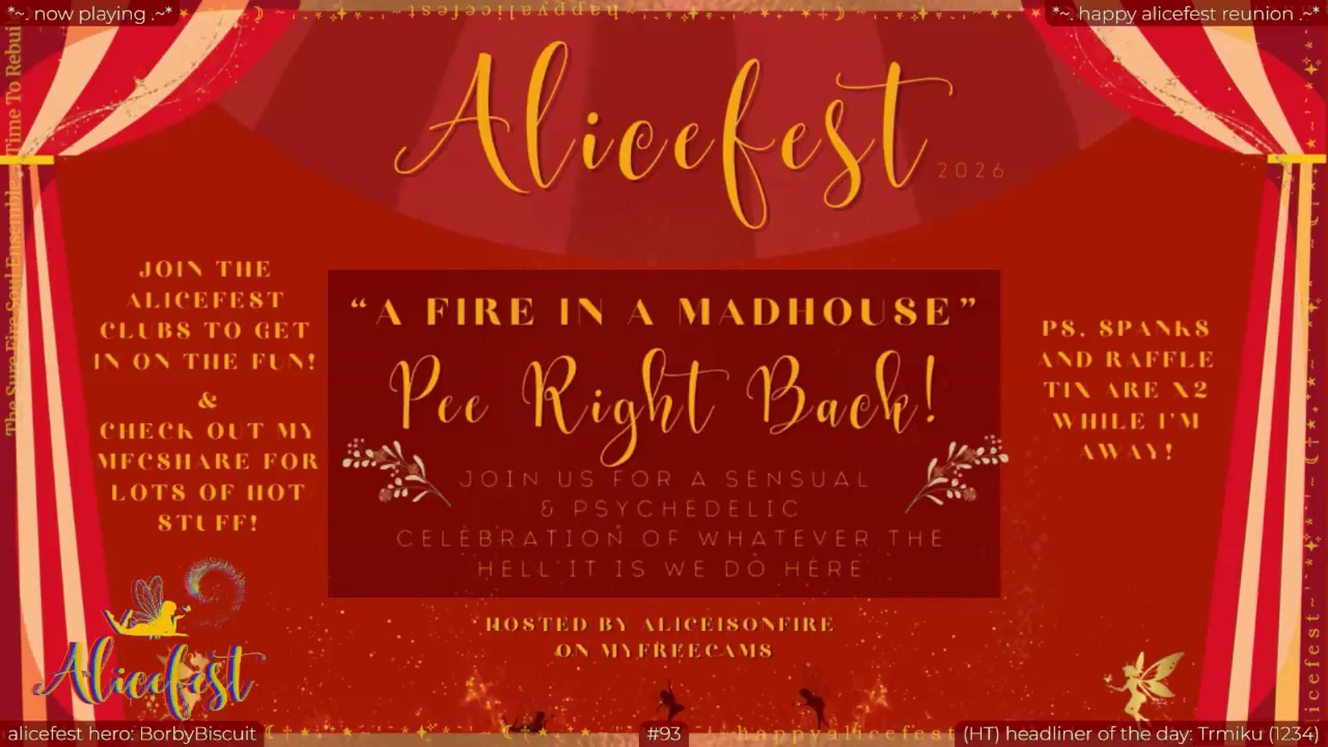Gallery image thumbnail from aliceisonfire's myfreecams stream on, 06/25/2026, 12:55 image 13 of 20