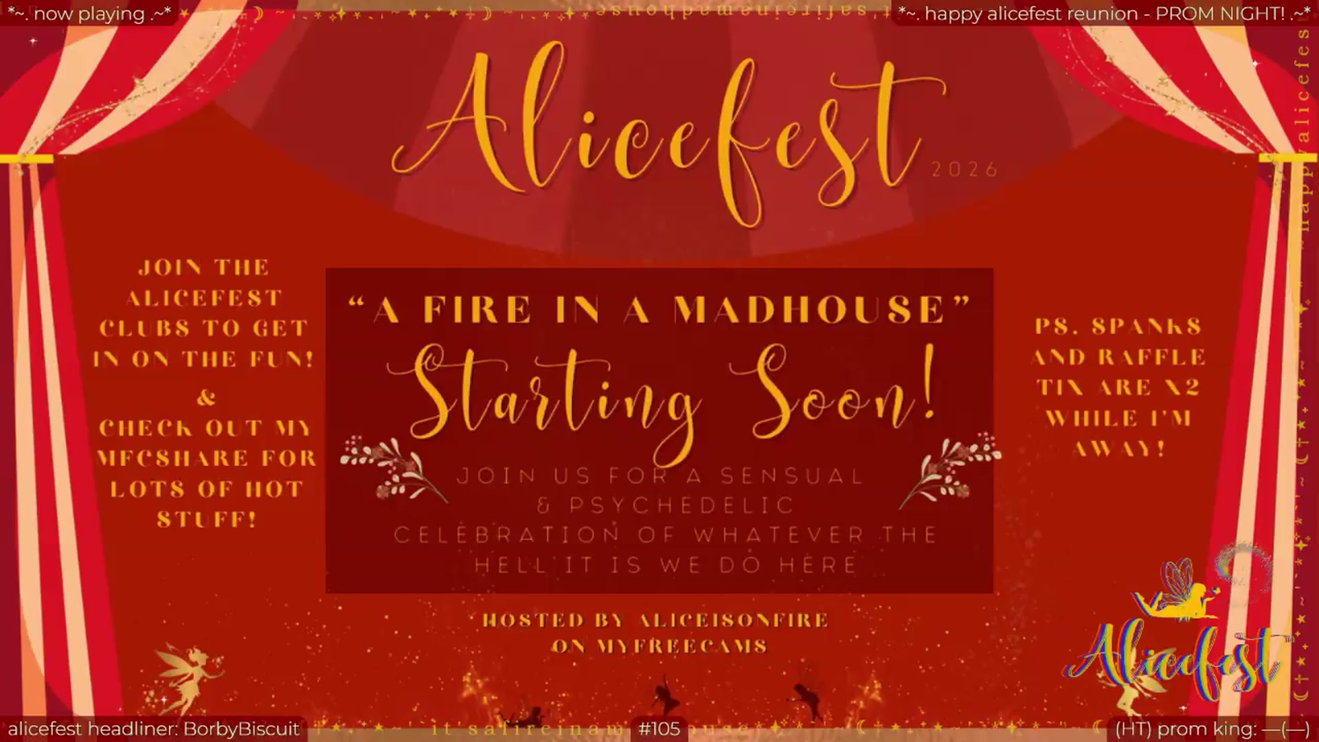 Gallery image thumbnail from aliceisonfire's myfreecams stream on, 06/29/2026, 05:50 image 10 of 20