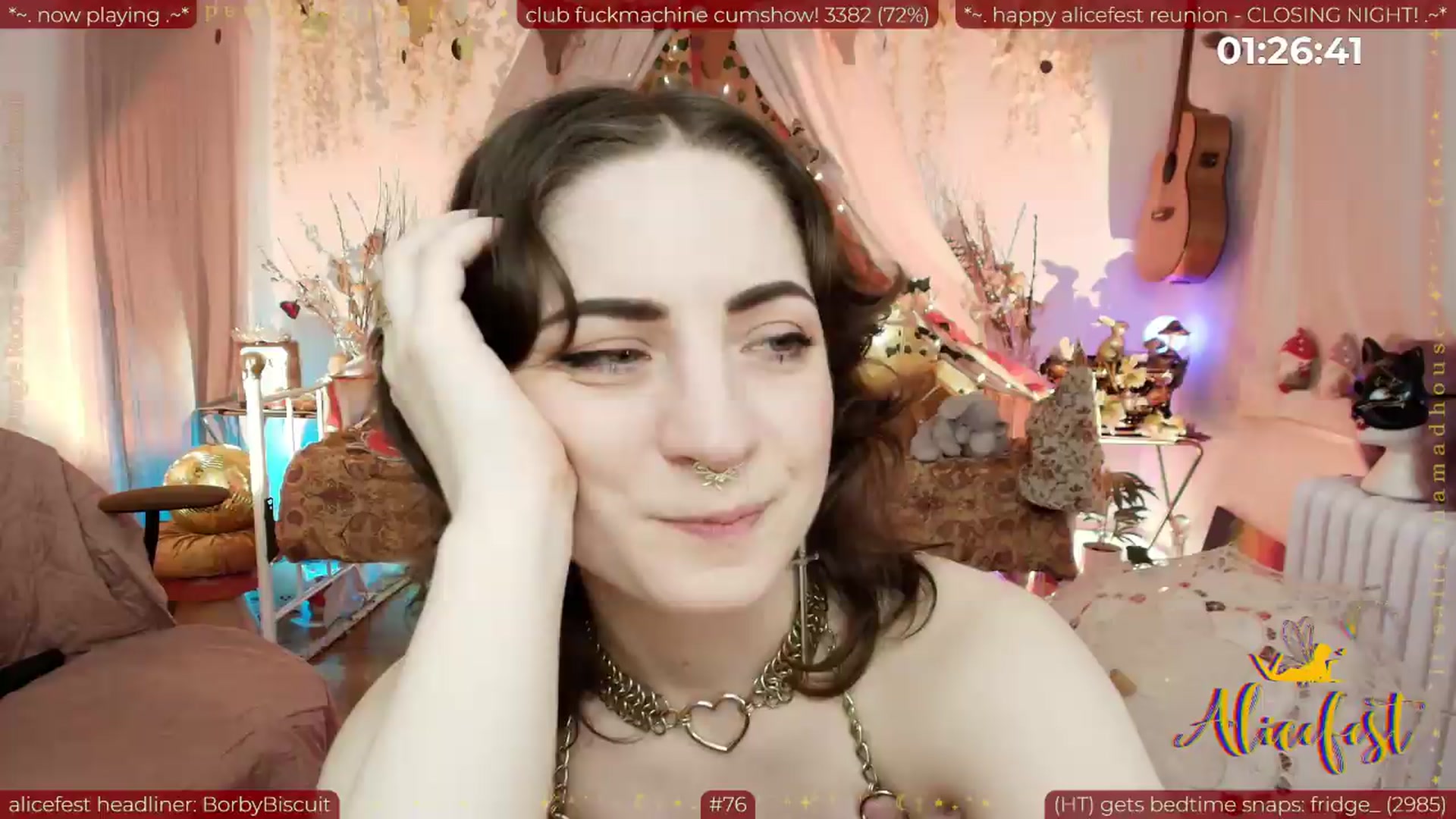 Gallery image thumbnail from aliceisonfire's myfreecams stream on, 07/01/2026, 07:28 image 11 of 20