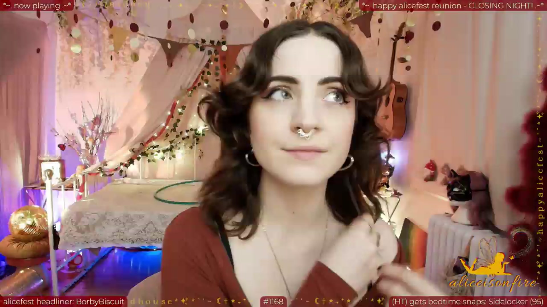 Gallery image thumbnail from aliceisonfire's myfreecams stream on, 07/04/2026, 09:39 image 3 of 20