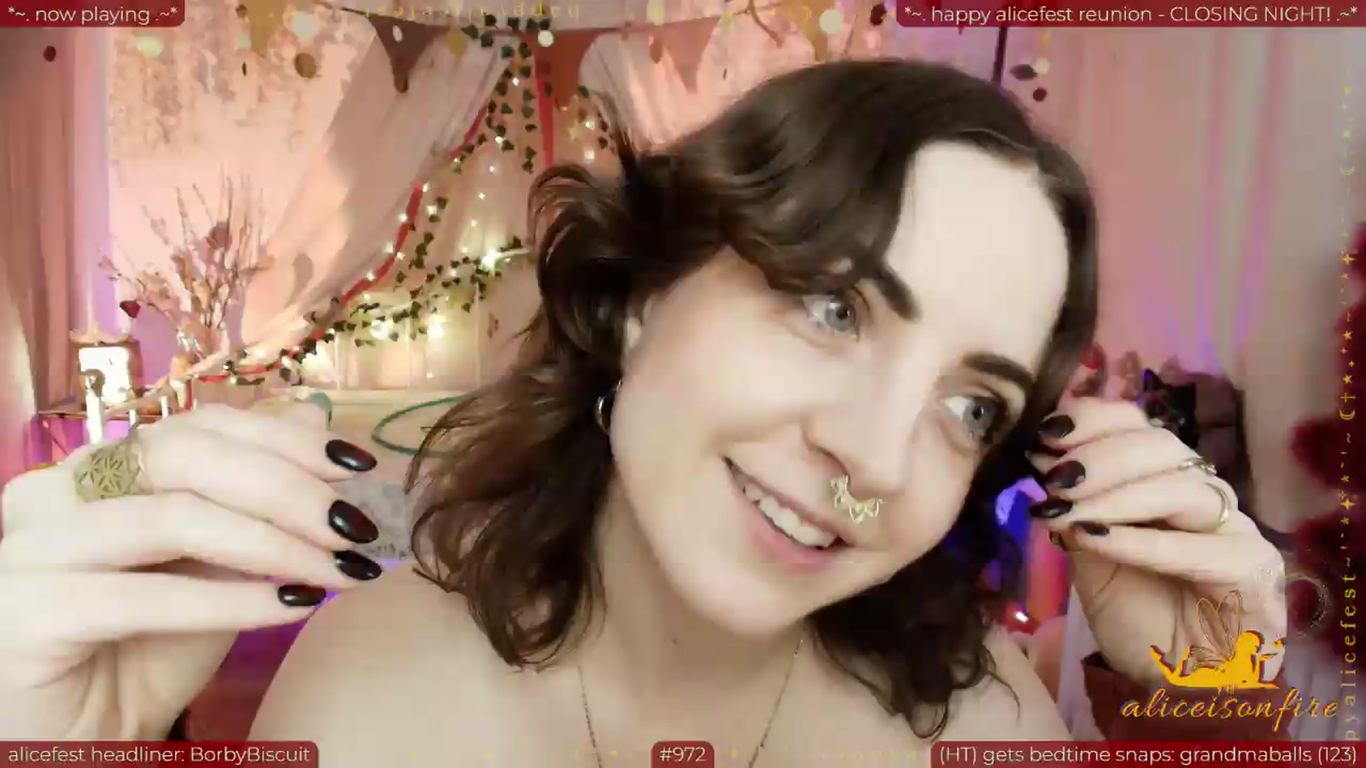 Gallery image thumbnail from aliceisonfire's myfreecams stream on, 07/04/2026, 09:39 image 10 of 20