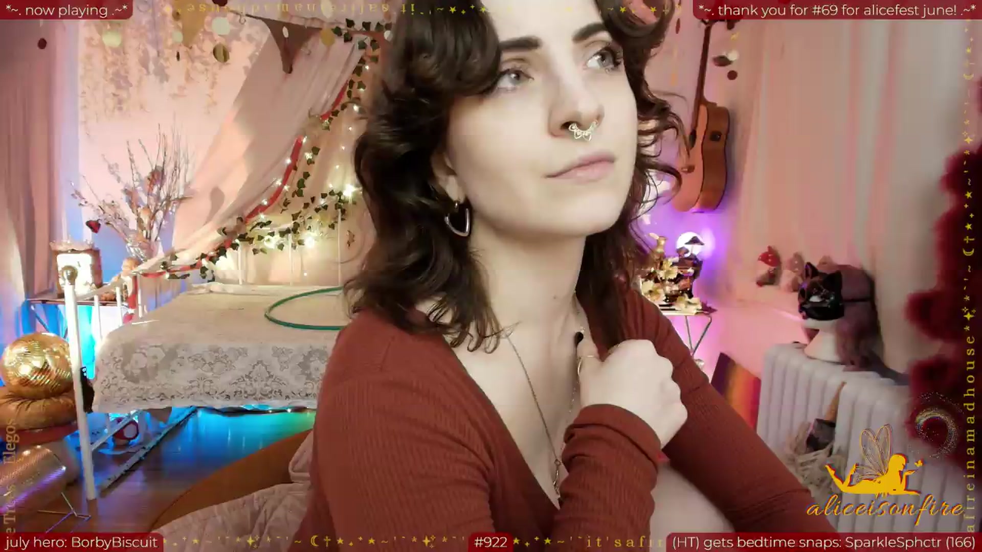 Gallery image thumbnail from aliceisonfire's myfreecams stream on, 07/04/2026, 12:37 image 8 of 20