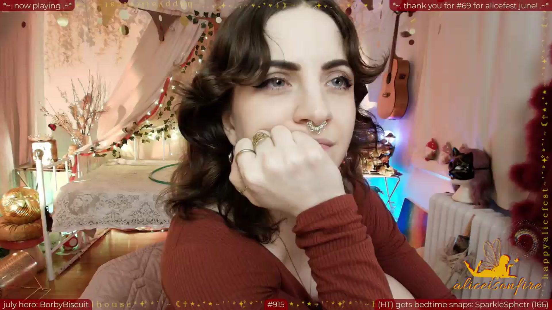 Gallery image thumbnail from aliceisonfire's myfreecams stream on, 07/04/2026, 12:37 image 3 of 20