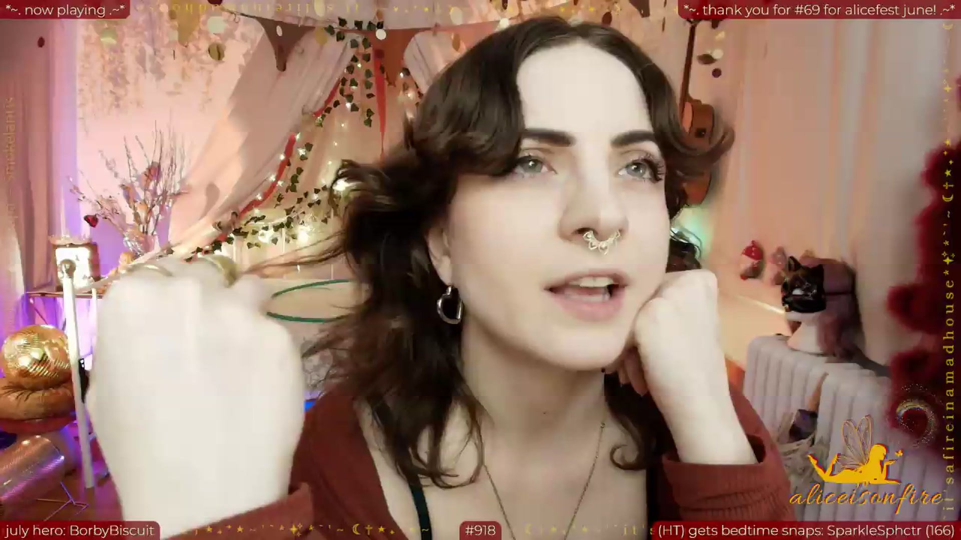 Gallery image thumbnail from aliceisonfire's myfreecams stream on, 07/04/2026, 12:37 image 6 of 20