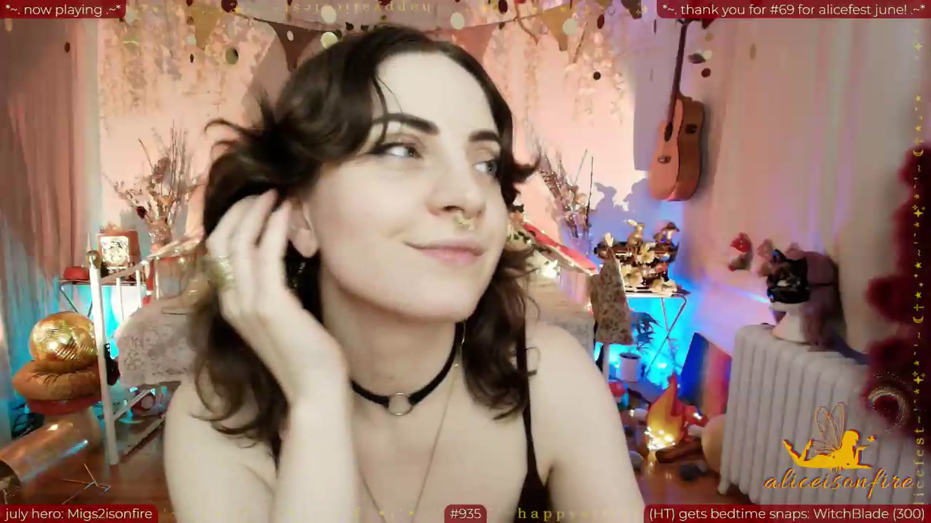 Gallery image thumbnail from aliceisonfire's myfreecams stream on, 07/07/2026, 10:43 image 20 of 20