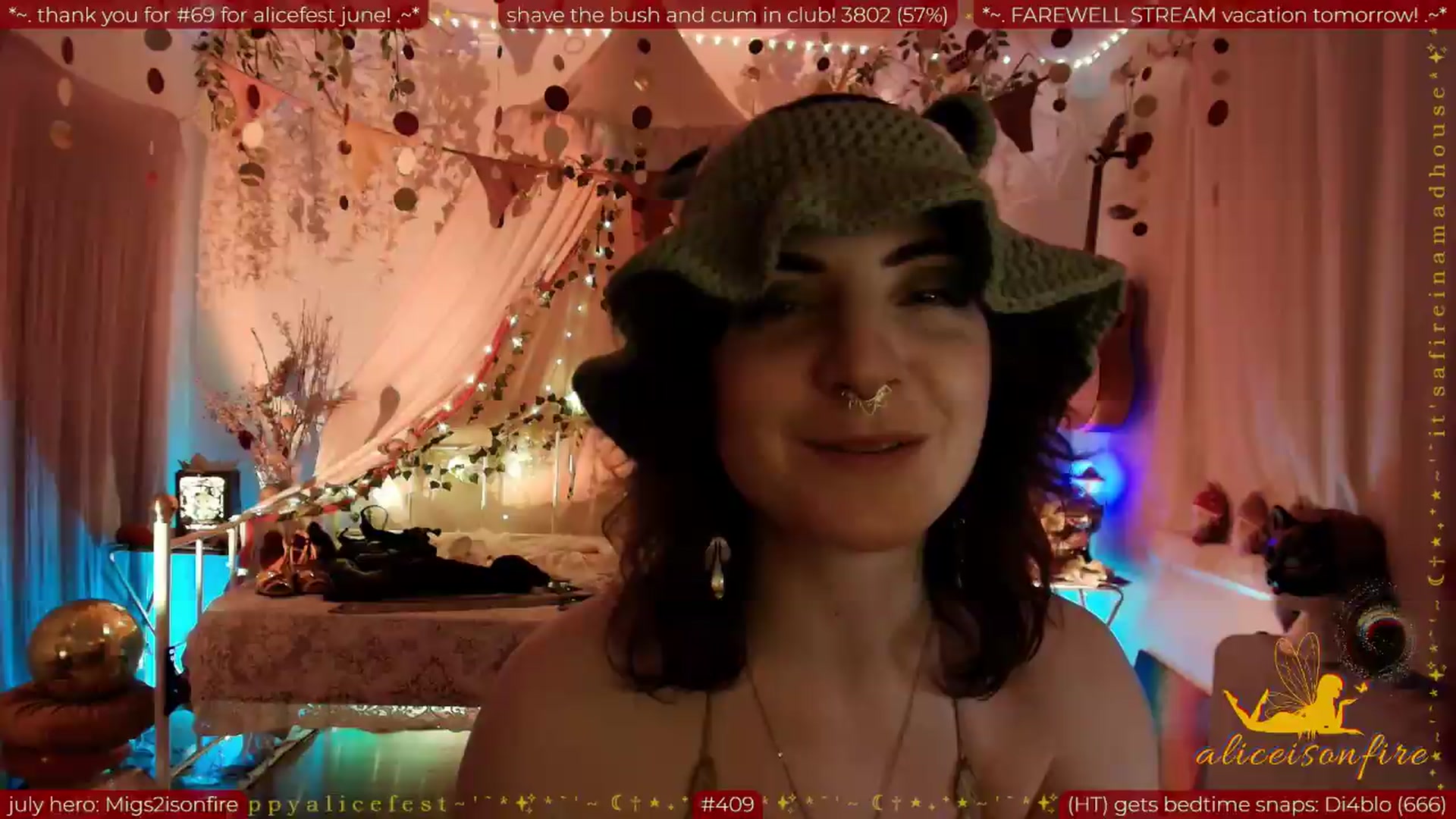 Gallery image thumbnail from aliceisonfire's myfreecams stream on, 07/11/2026, 08:11 image 18 of 20