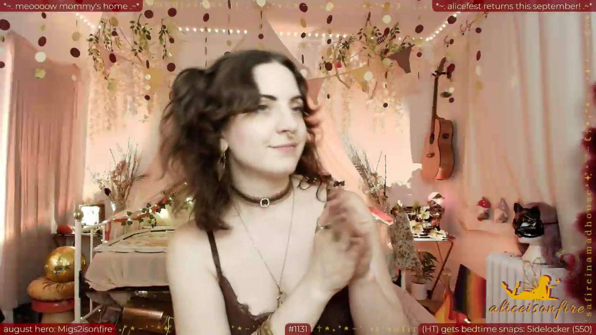 Gallery image thumbnail from aliceisonfire's myfreecams stream on, 08/03/2026, 07:07 image 9 of 20