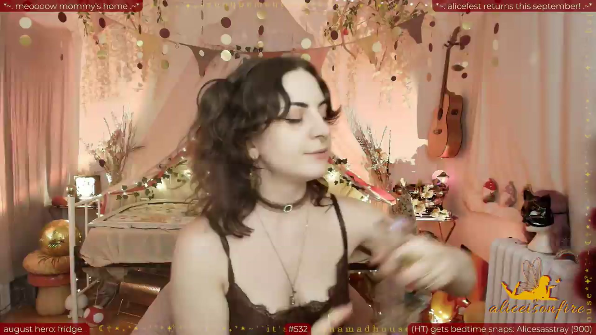 Gallery image thumbnail from aliceisonfire's myfreecams stream on, 08/03/2026, 07:30 image 17 of 20