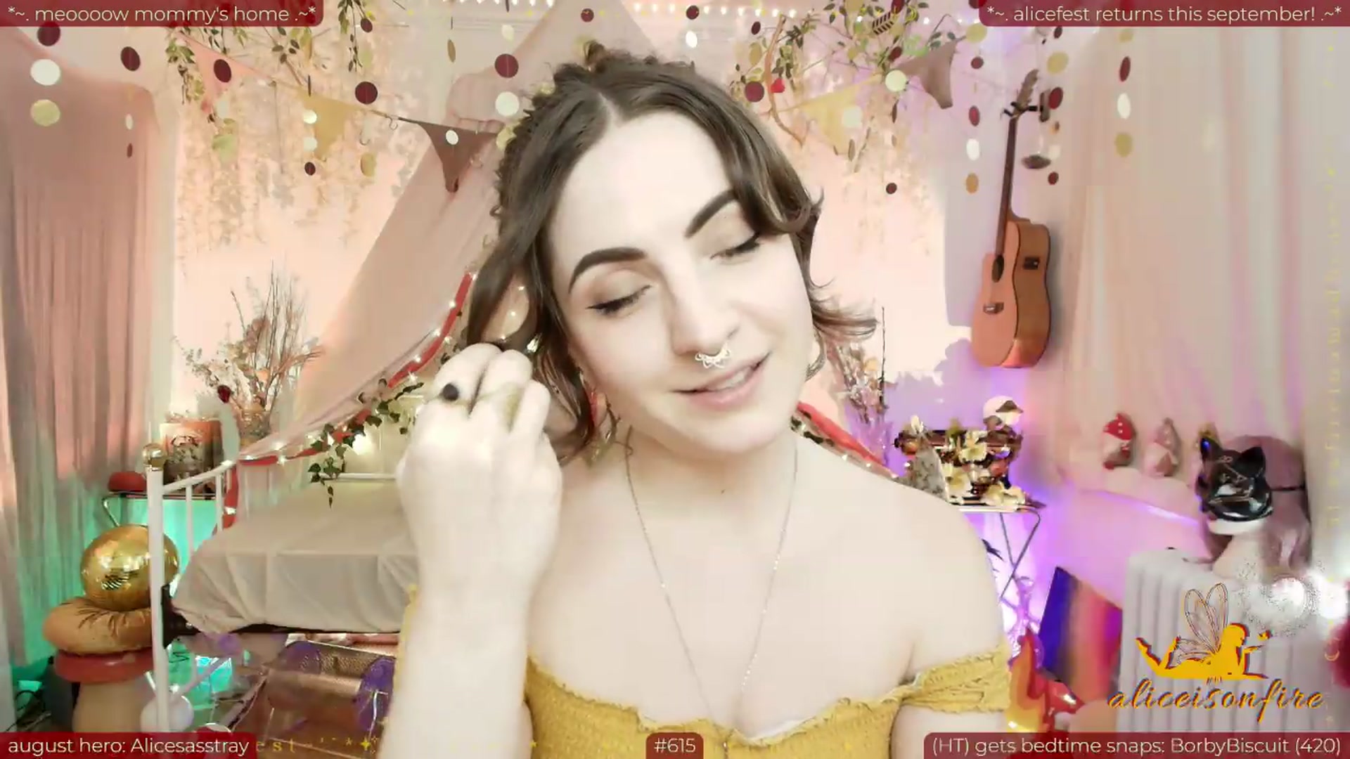 Gallery image thumbnail from aliceisonfire's myfreecams stream on, 08/08/2026, 24:02 image 5 of 20