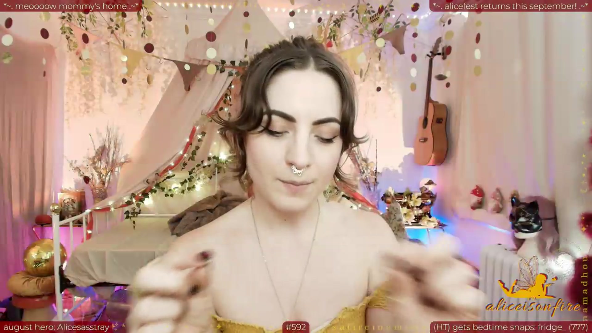 Gallery image thumbnail from aliceisonfire's myfreecams stream on, 08/08/2026, 24:02 image 20 of 20