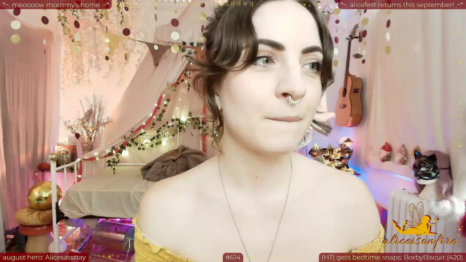 Gallery image thumbnail from aliceisonfire's myfreecams stream on, 08/08/2026, 24:02 image 2 of 20