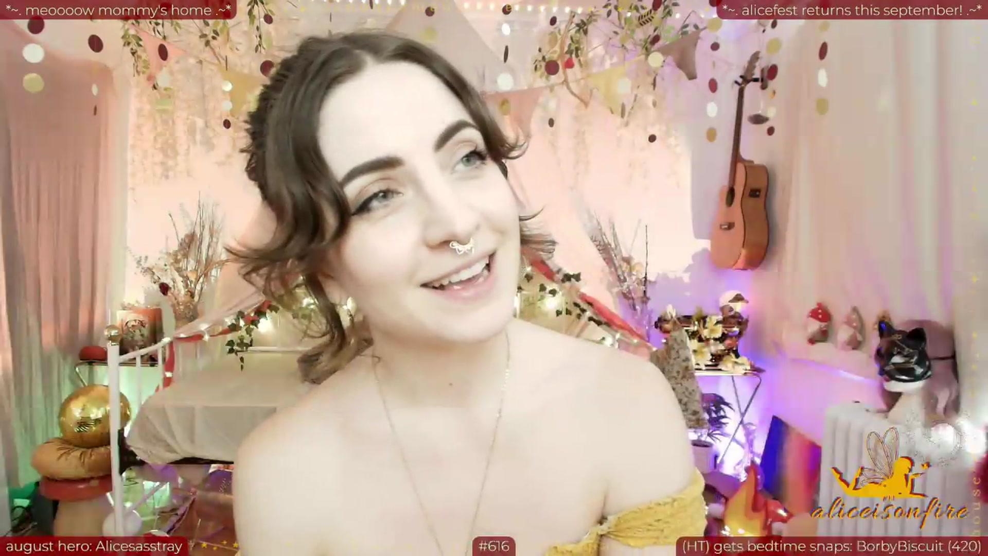 Gallery image thumbnail from aliceisonfire's myfreecams stream on, 08/08/2026, 24:02 image 8 of 20