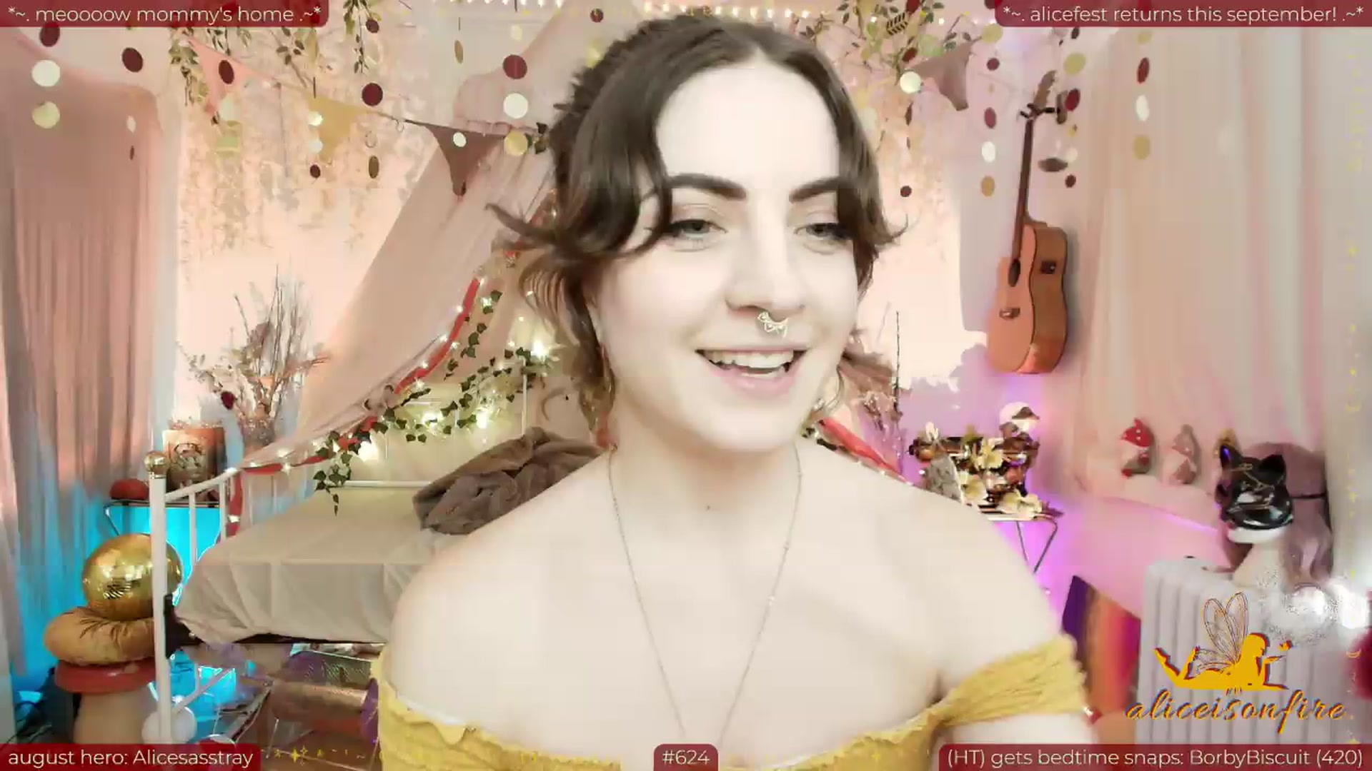 Gallery image thumbnail from aliceisonfire's myfreecams stream on, 08/08/2026, 24:02 image 1 of 20