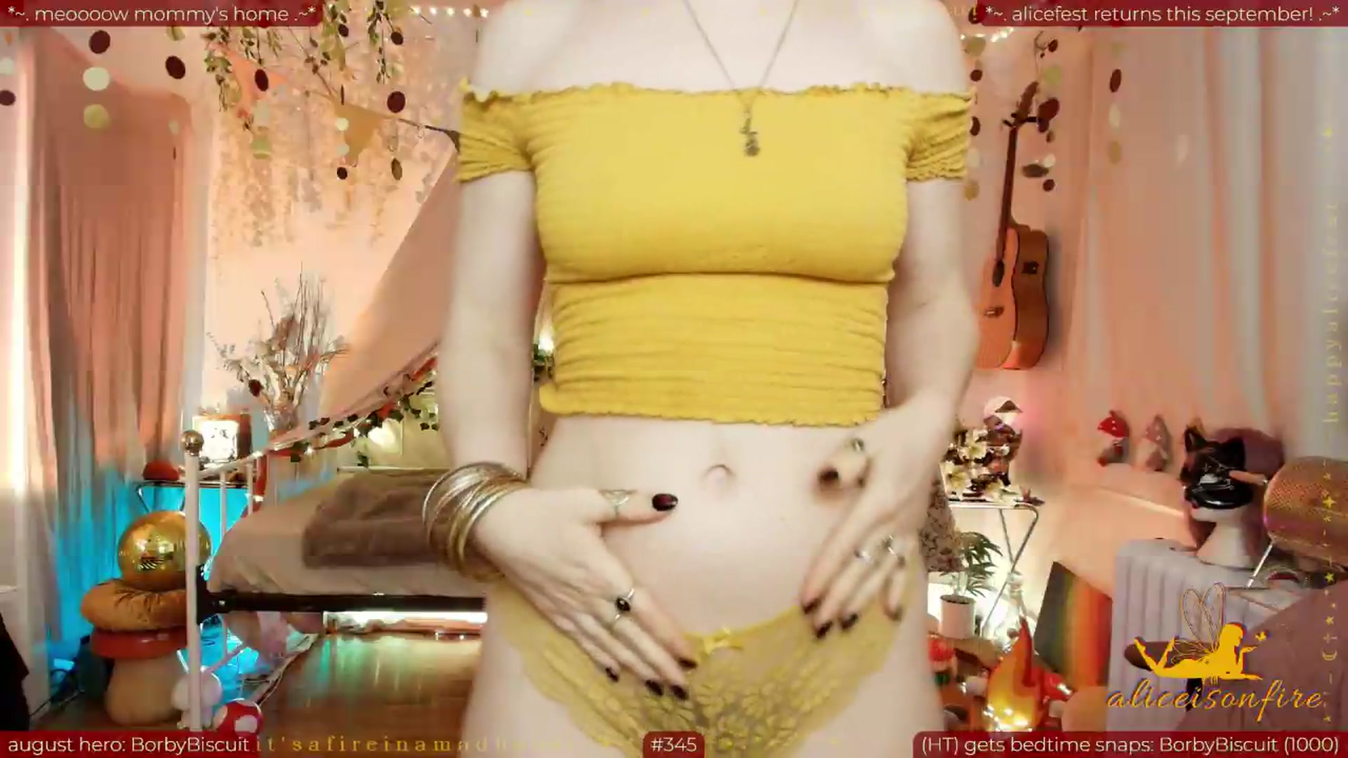 Gallery image thumbnail from aliceisonfire's myfreecams stream on, 08/08/2026, 05:06 image 9 of 20