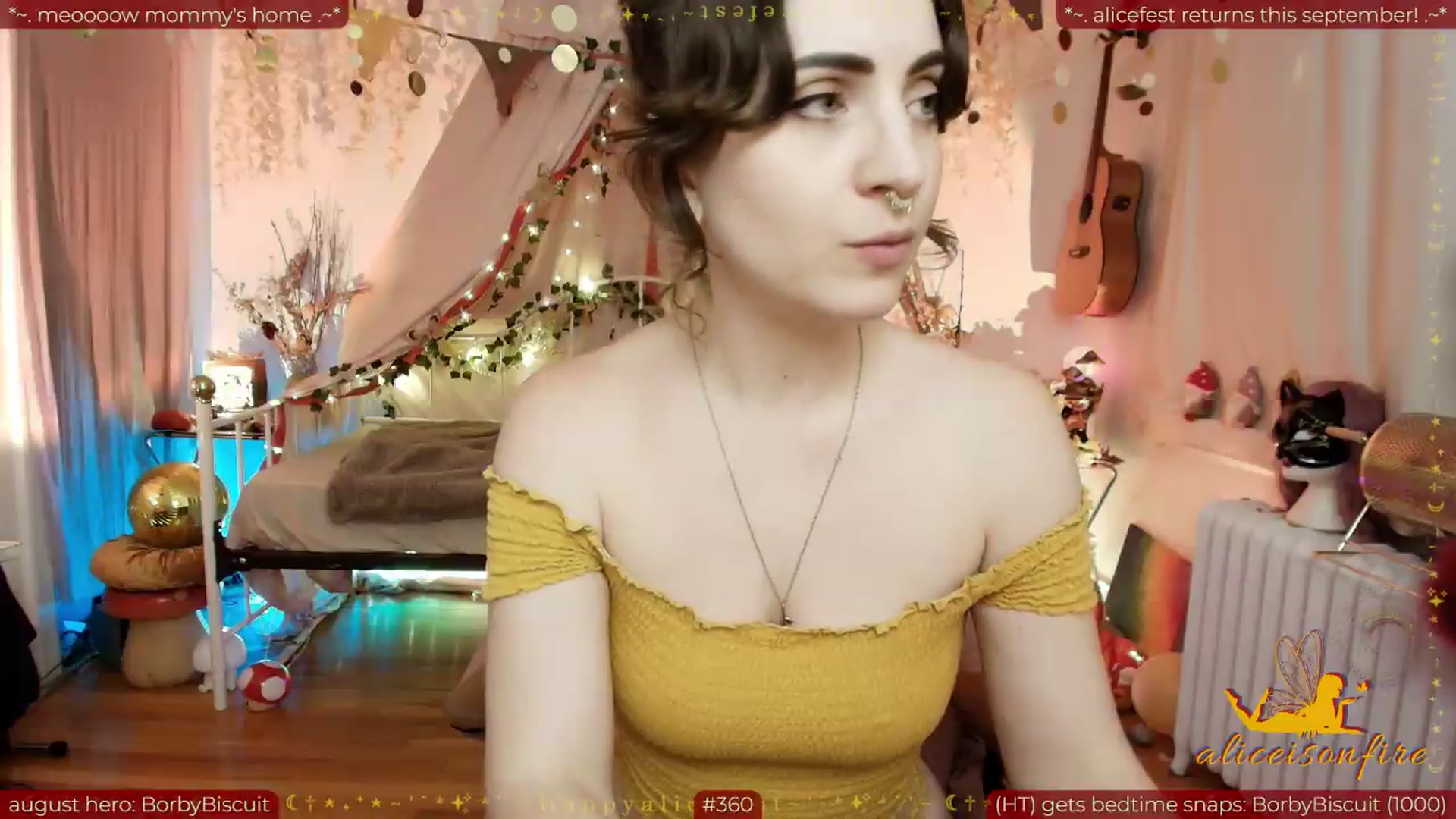 Gallery image thumbnail from aliceisonfire's myfreecams stream on, 08/08/2026, 05:06 image 7 of 20