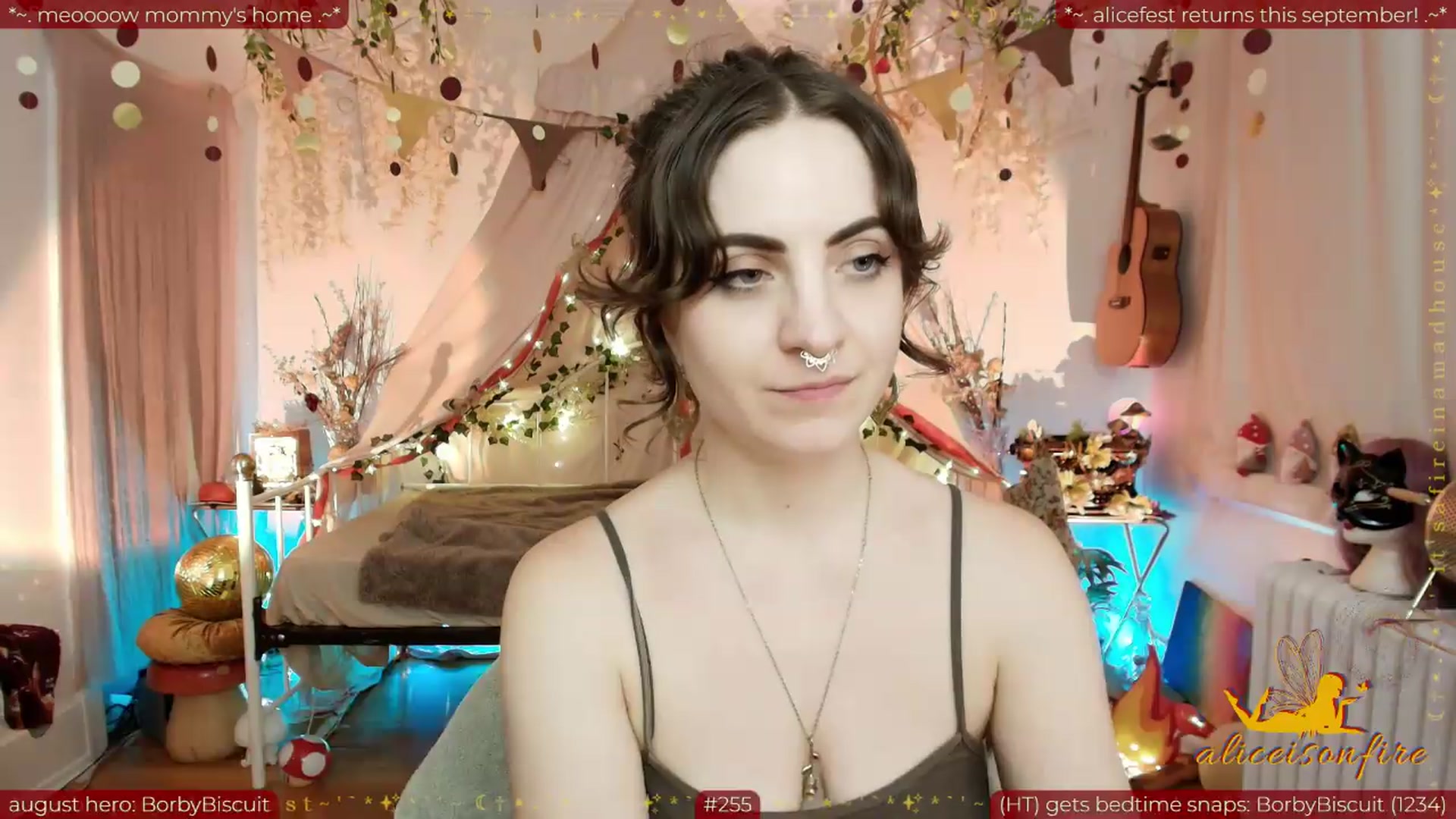 Gallery image thumbnail from aliceisonfire's myfreecams stream on, 08/08/2026, 08:31 image 9 of 20